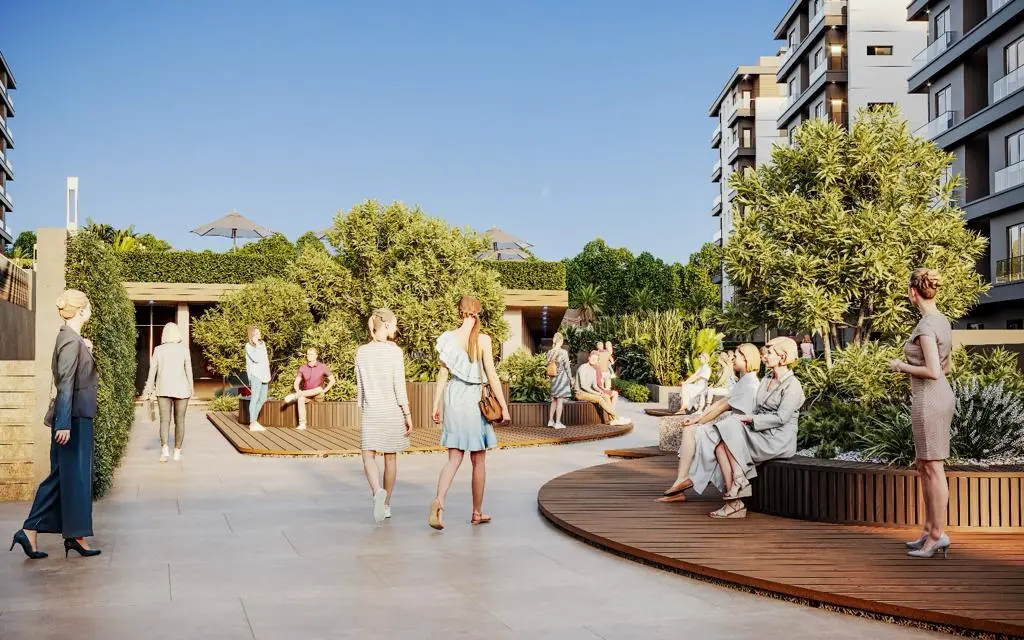 Mature gardens